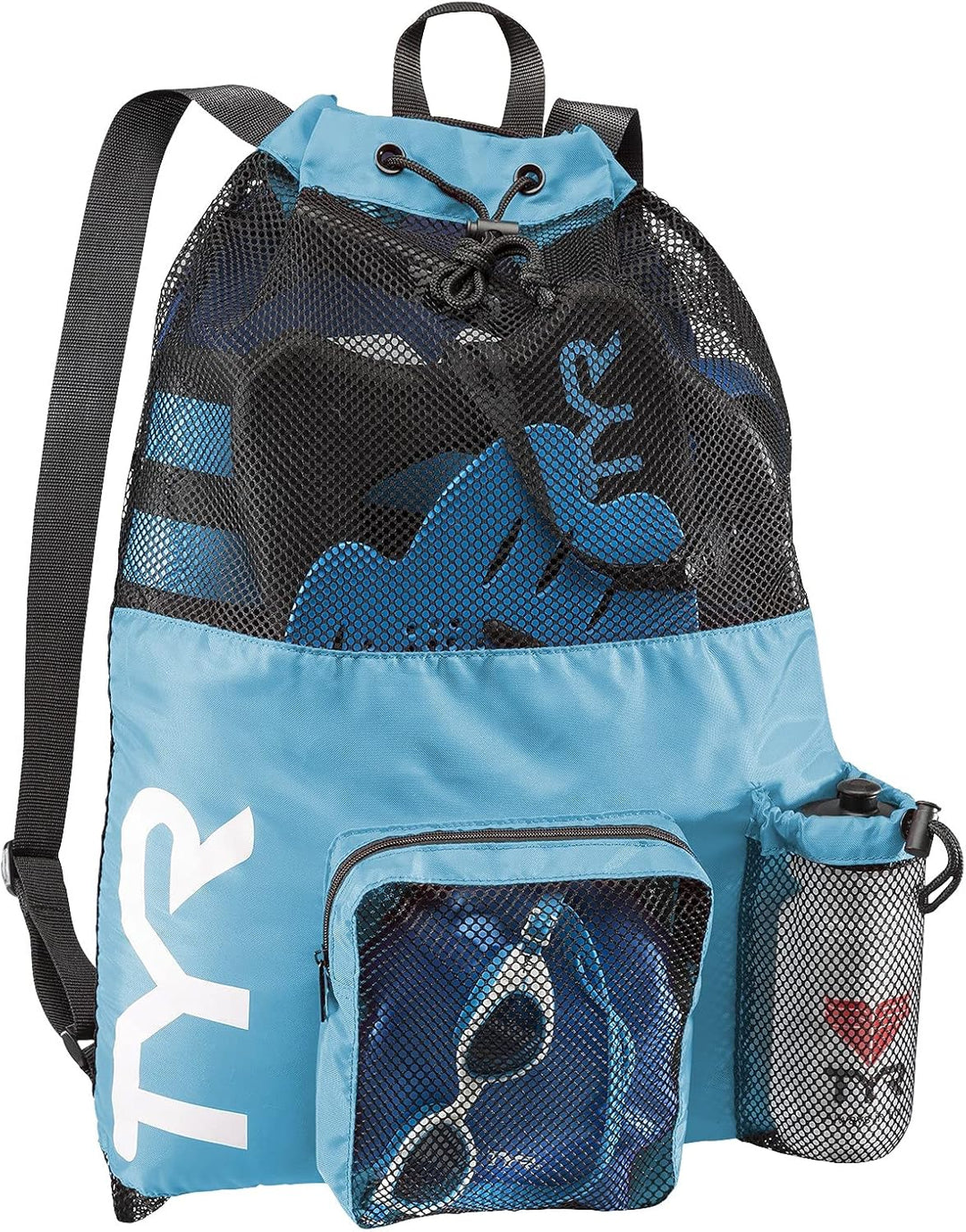 TYR Unisex Big Mesh Mummy Rucksack Tasche 20 Lang Blau - Blau, 20 Lang Blau - Blau