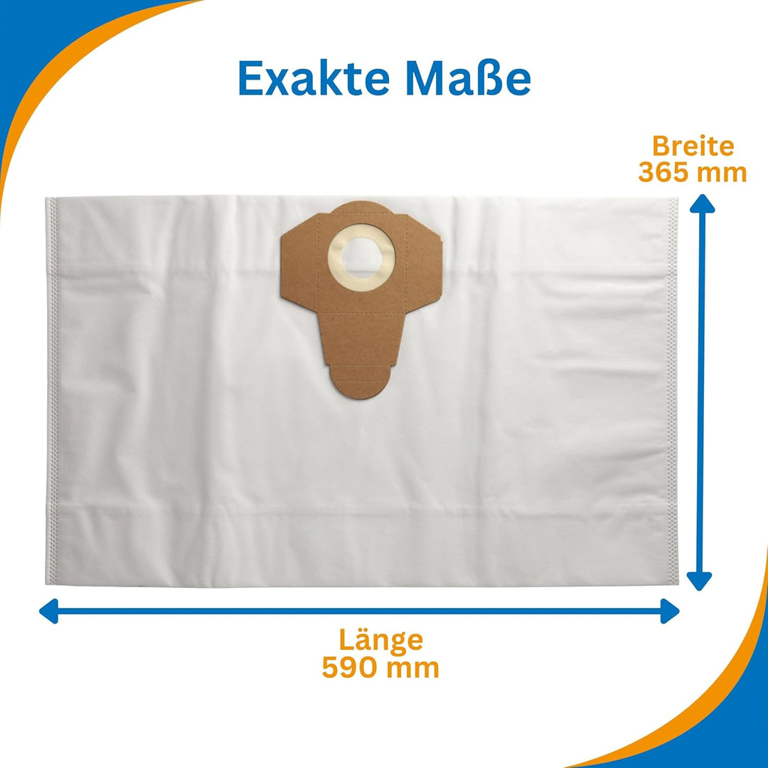10 Microflies Schmutzfangsäcke für Einhell TH-VC 1930 SA TE-VC 2230 SA u.v.m. von Microsafe® 10 Schm