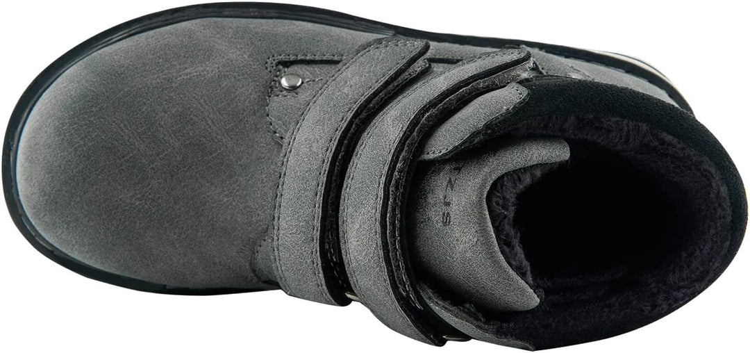 TZJS Unisex Kinder Klassische Stiefel Jungen Mädchen Baby Winterstiefel Mit Klettverschluss Wasserdi