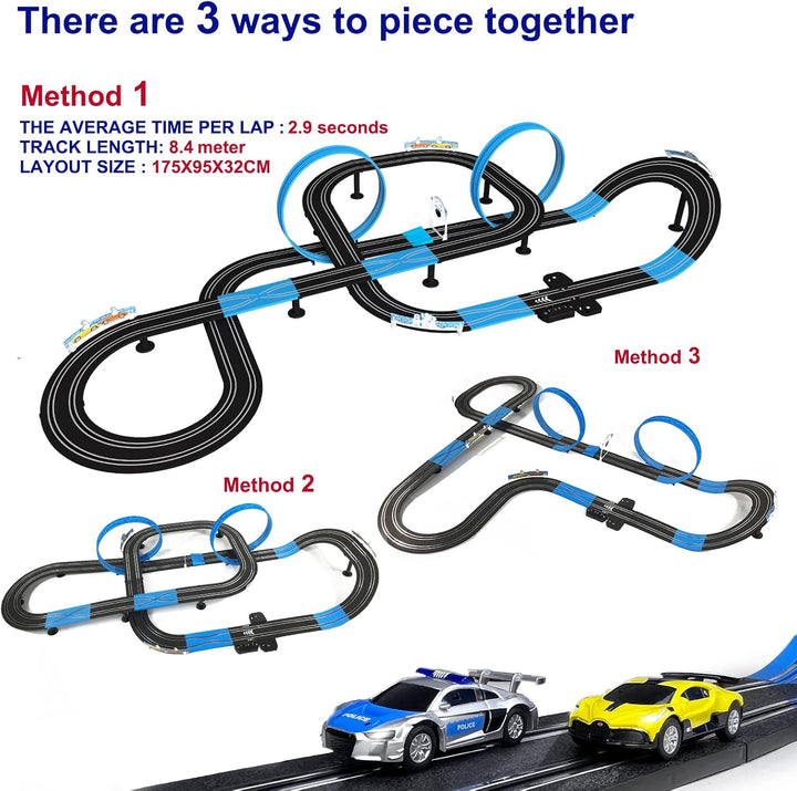 AGM MASETCH High Speed Series Slot Car Race Track Sets - Slot Cars, Rennstrecken &amp; Zubehör Elektrisc