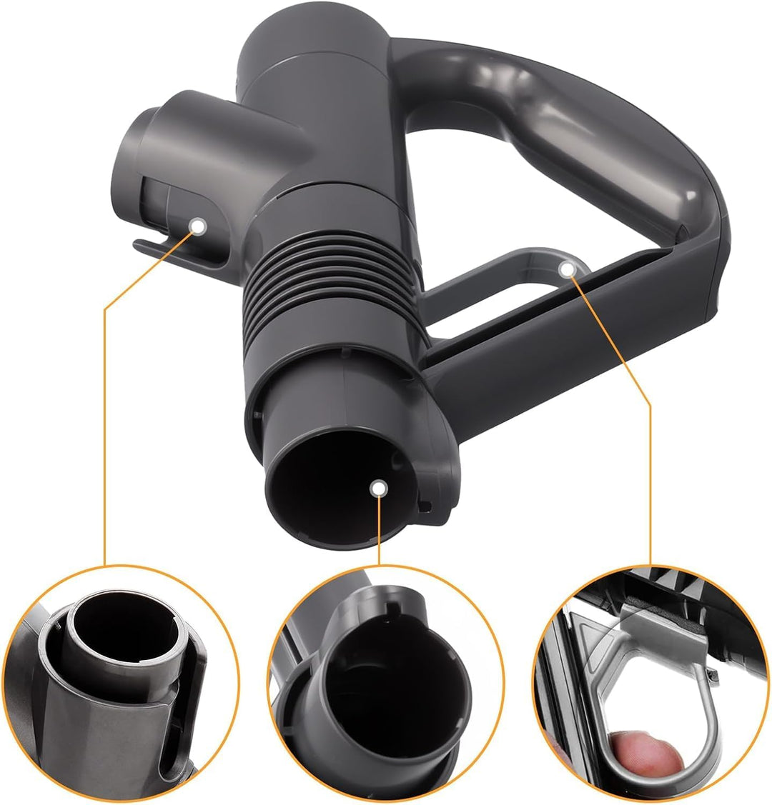 Ersatzgriff Kompatibel mit Dyson DC19 DC23 DC26 DC29 DC32 DC36 DC37 DC48 DC52, Handgriff Rohr Griff