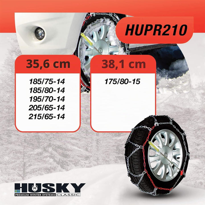 SUMEX HUPR210 4WD Husky Professional Schneeketten 16 mm, HUPR210
