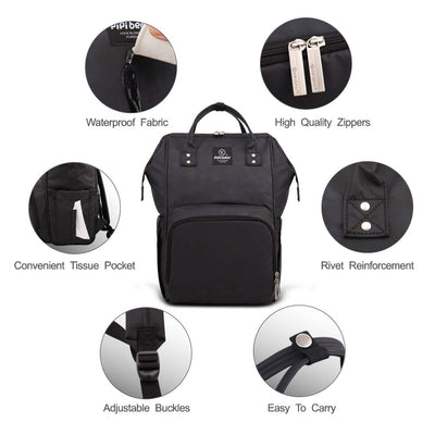 pipi bear Wickelrucksack Tasche Wasserdichte Baby Wickeltasche Coole Mama Rucksack Organizer Grosse