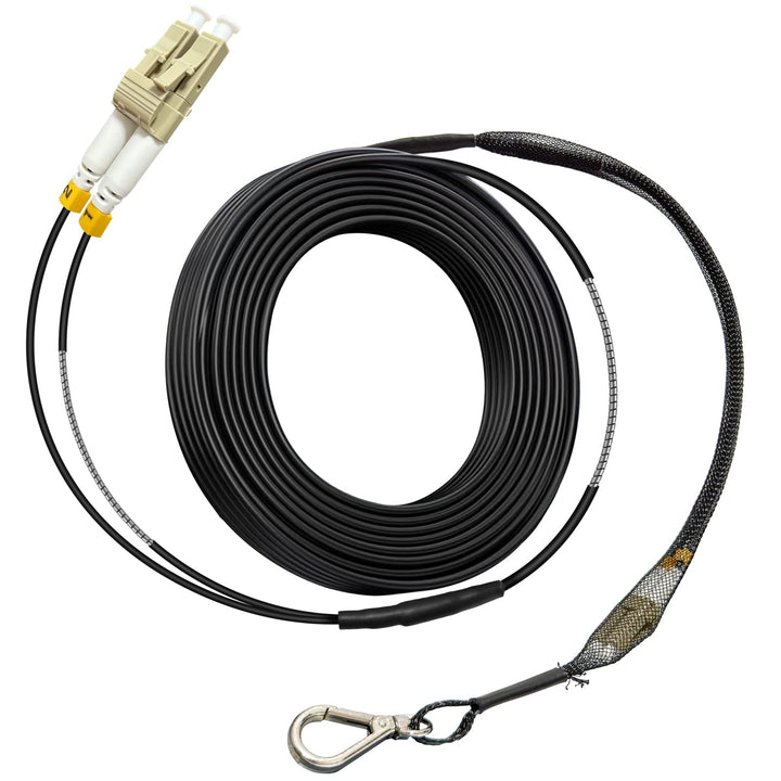 Bangun 15 m OM3 LC auf LC Outdoor gepanzertes Duplex Multimode Glasfaserkabel Jumper Optisches Patch