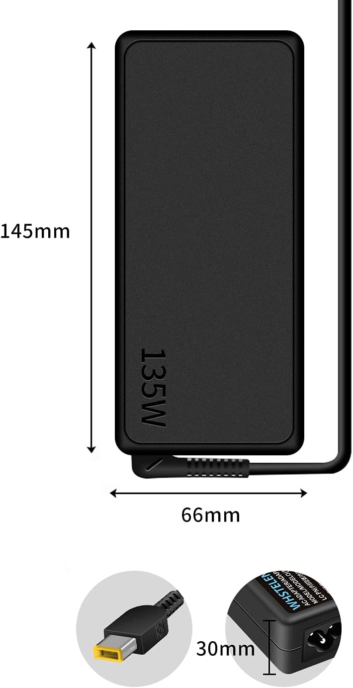 20V 6.75A 135W Laptop Netzteil Ladekabel Ladegerät für Lenovo ADL135NDC3A ADL135NLC3A ADL135NCC3A Th