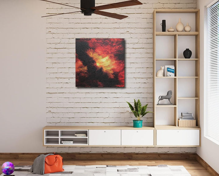Original Gemälde Abstrakte Malerei Unikat - Strukturgemälde Acrylgemälde Moderne Kunst Wandkunst Hom