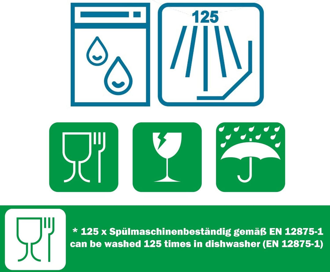 Plastikmesser Plastikbesteck | Mehrweg & Robust Party Besteck | Plastik Messer Wiederverwendbar Mess