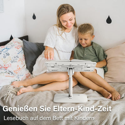 nediea Laptop Ständer Höhenverstellbar, Laptopständer Halterung Schreibtisch, Laptoptisch, Buch Stan