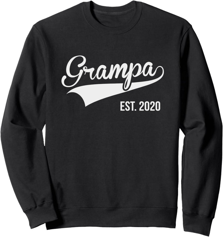 Grampa Est. 2020 Pregnancy Announcement Sweatshirt