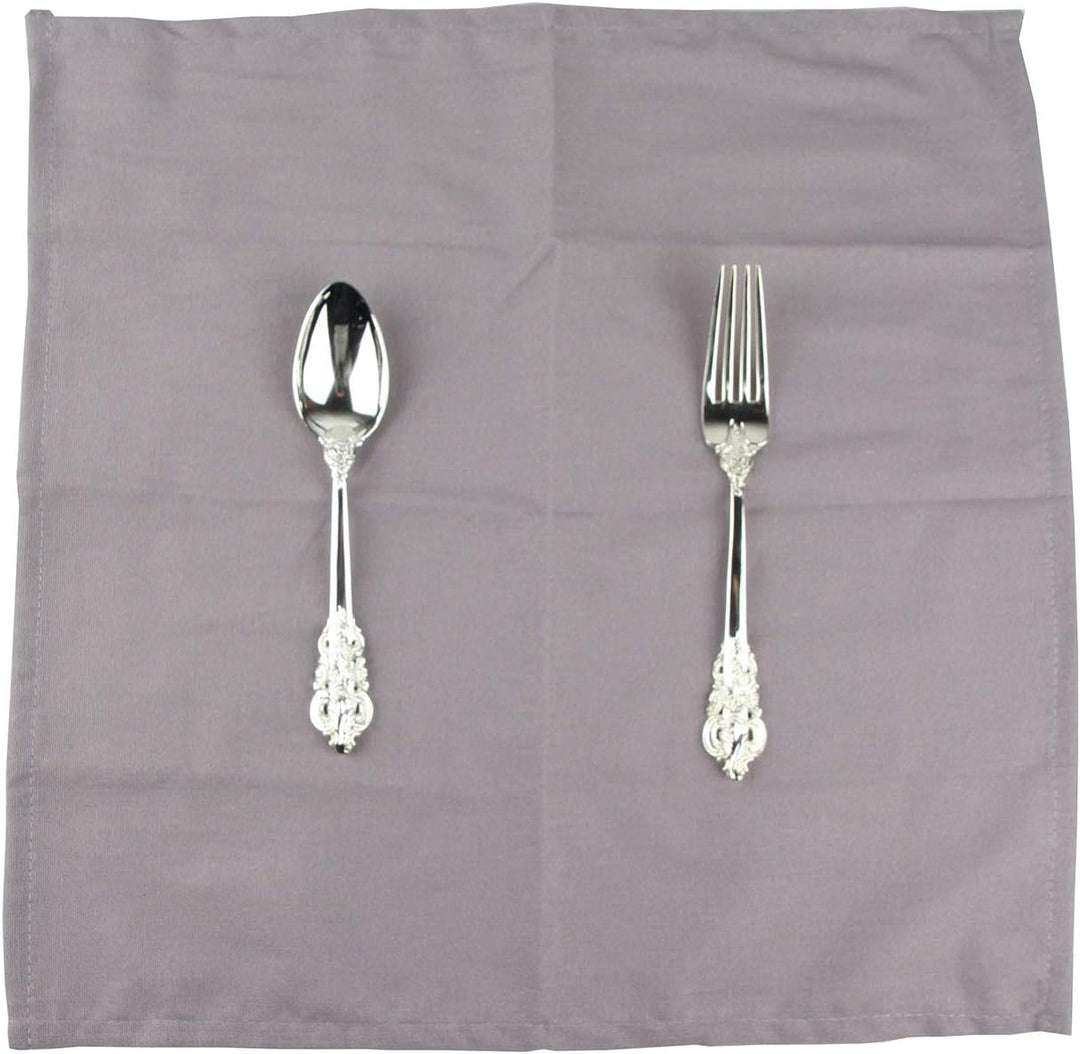 weich Polyester -Leinen gemischt Abendessen Cloth Servietten, 12 Stück (40 x 40 cm), für Veranstaltu