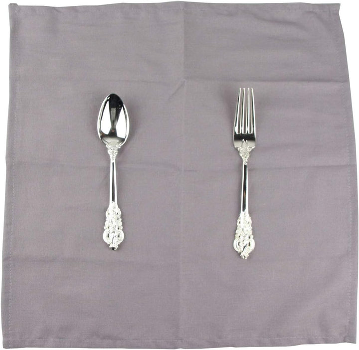weich Polyester -Leinen gemischt Abendessen Cloth Servietten, 12 Stück (40 x 40 cm), für Veranstaltu