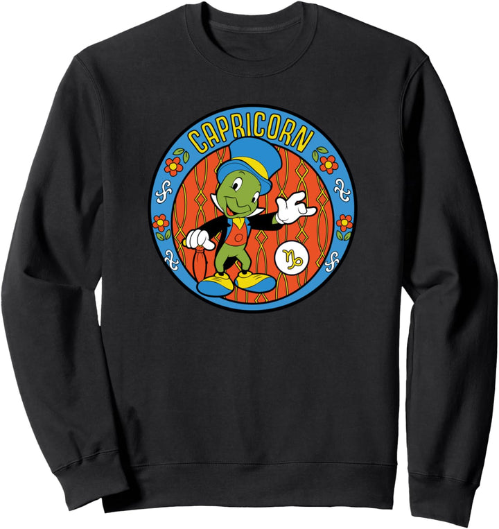 Disney Pinocchio Jiminy Cricket Zodiac Capricorn Sweatshirt