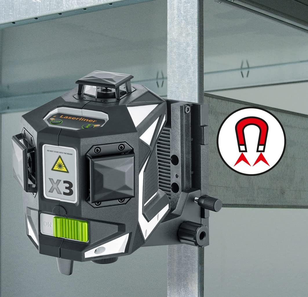 Umarex Laserliner X3-Laser Pro Professionelle Kreuzlinienlaser (dreidimensionaler Laser, horizontal