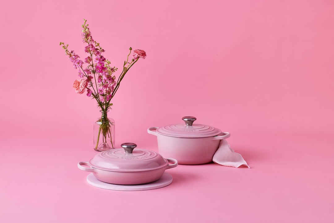 Le Creuset Signature Gusseisen Gourmet-Profitopf, Rund, Ø 30 cm, 3,5 l, Für alle Herdarten inkl. Ind