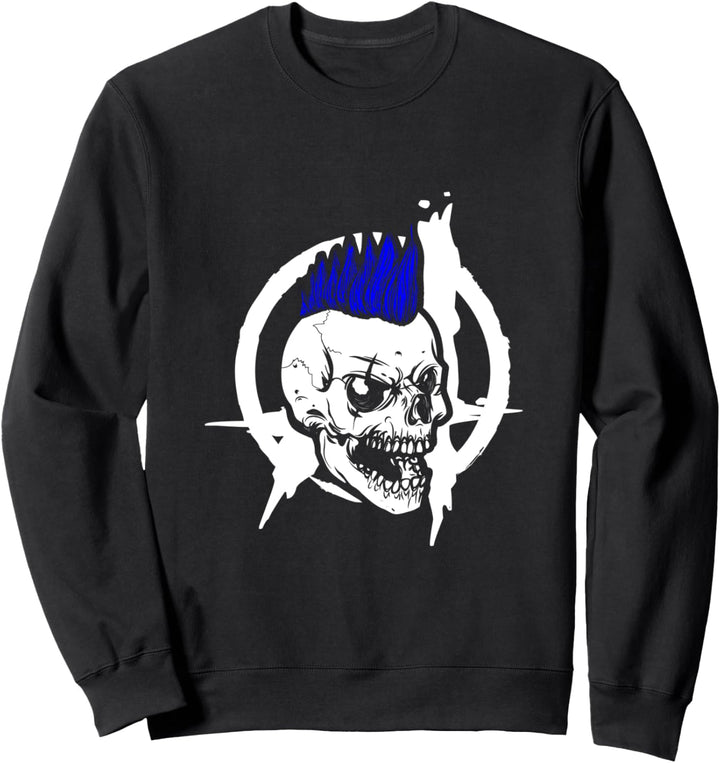 Hardcore Punker Punk Totenkopf Anarchie Punks Not Dead Sweatshirt