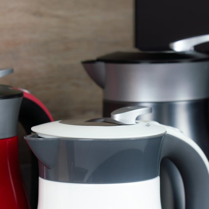 Vektra VEK-1701B Vakuumisolierter Wasserkocher 1,7 L Edelstahl Doppelwandig EU-Stecker, Thermoskanne