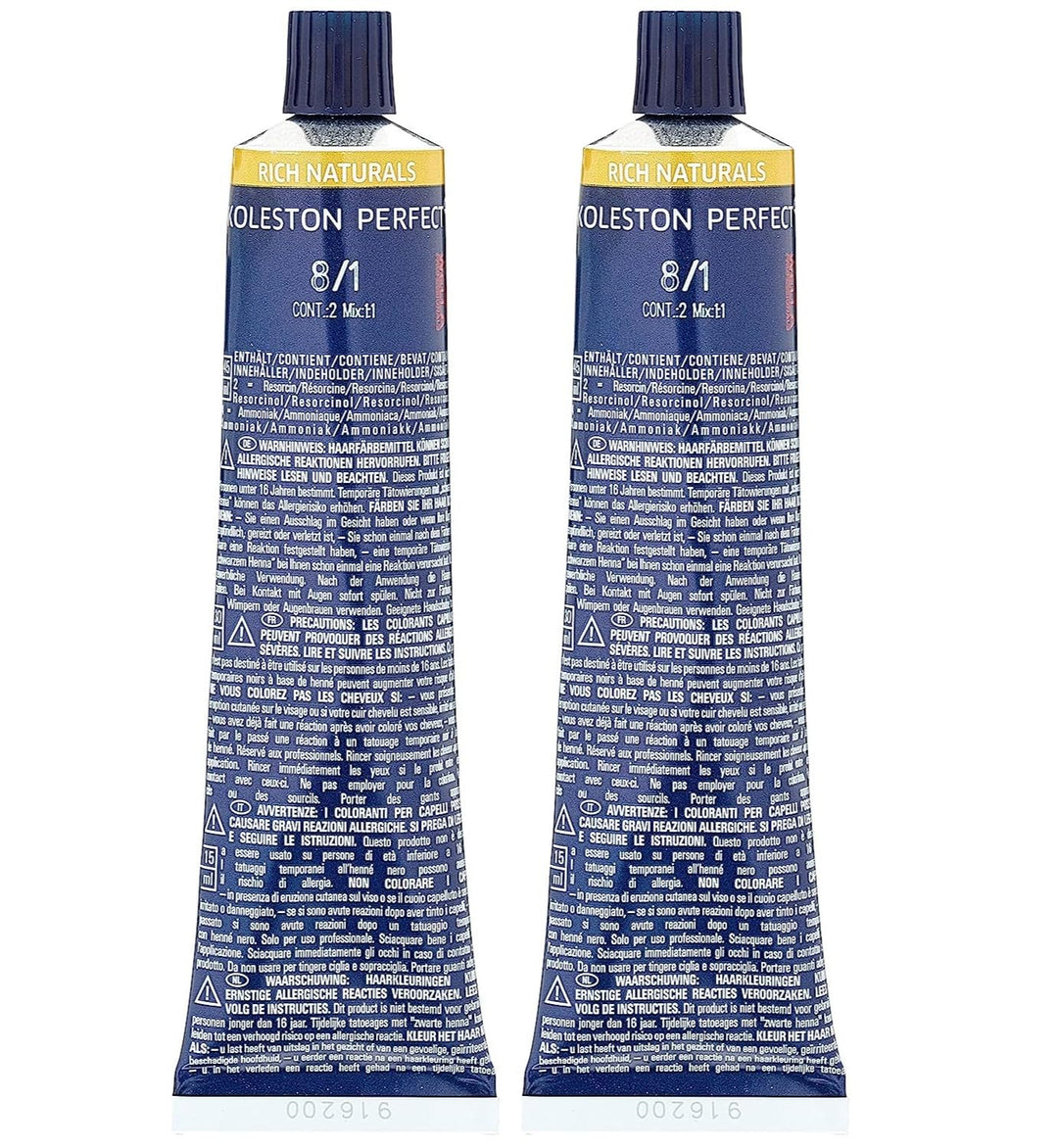 Wella Professionals Koleston Perf. Me+ Rich Naturals 8/1, 2 Pack (2x60ml)