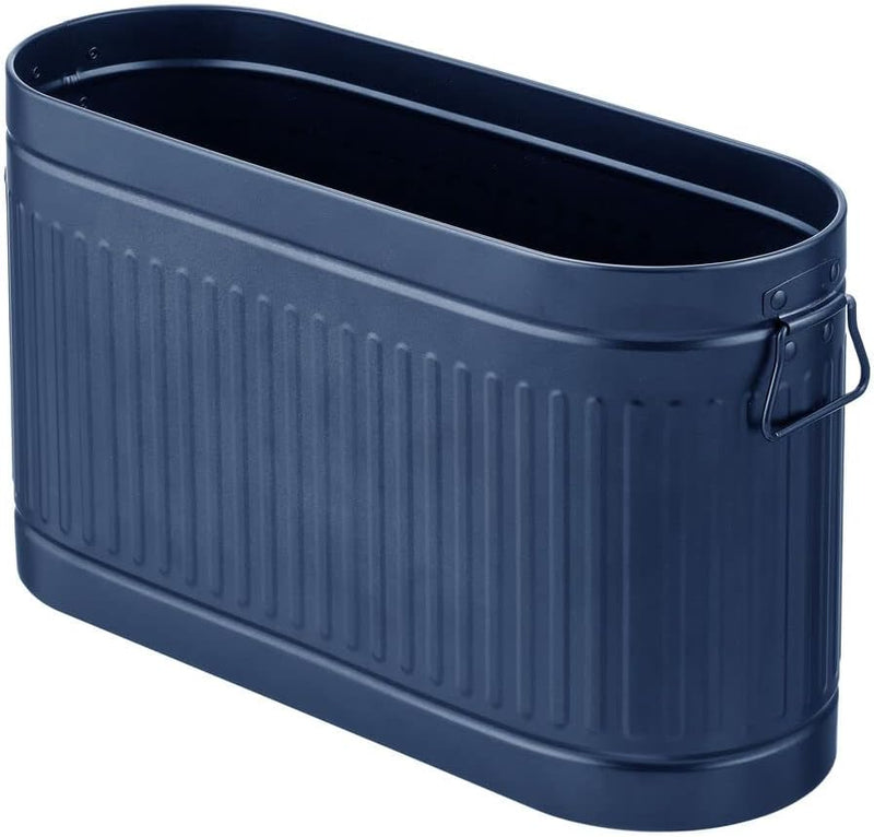 mDesign Ersatzrollenhalter für 6 Rollen Toilettenpapier – geräumiger Klopapierhalter im Retro-Design