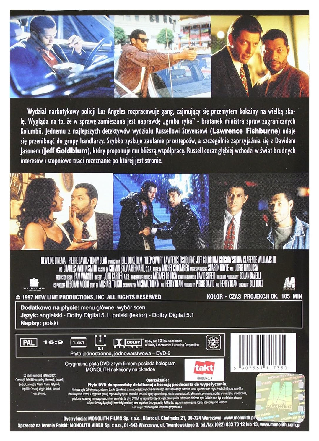 Deep Cover [DVD] [Region 2] (IMPORT) (Keine deutsche Version)