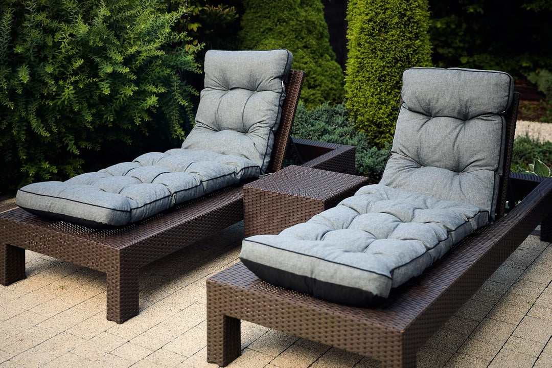 Liegenauflage, Auflage für Gartenliege 200 x 55 x 8 cm, Auflagen für Deckchair, Polsterauflage für S