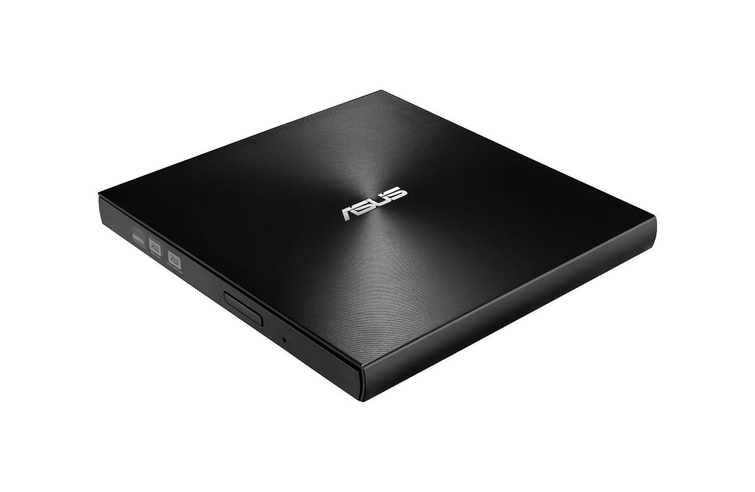 ASUS ZenDrive U9M Schwarz – USB 2.0/USB-C Slim Externer DVD-Brenner Optische Disc 8X Speed Re-Writer
