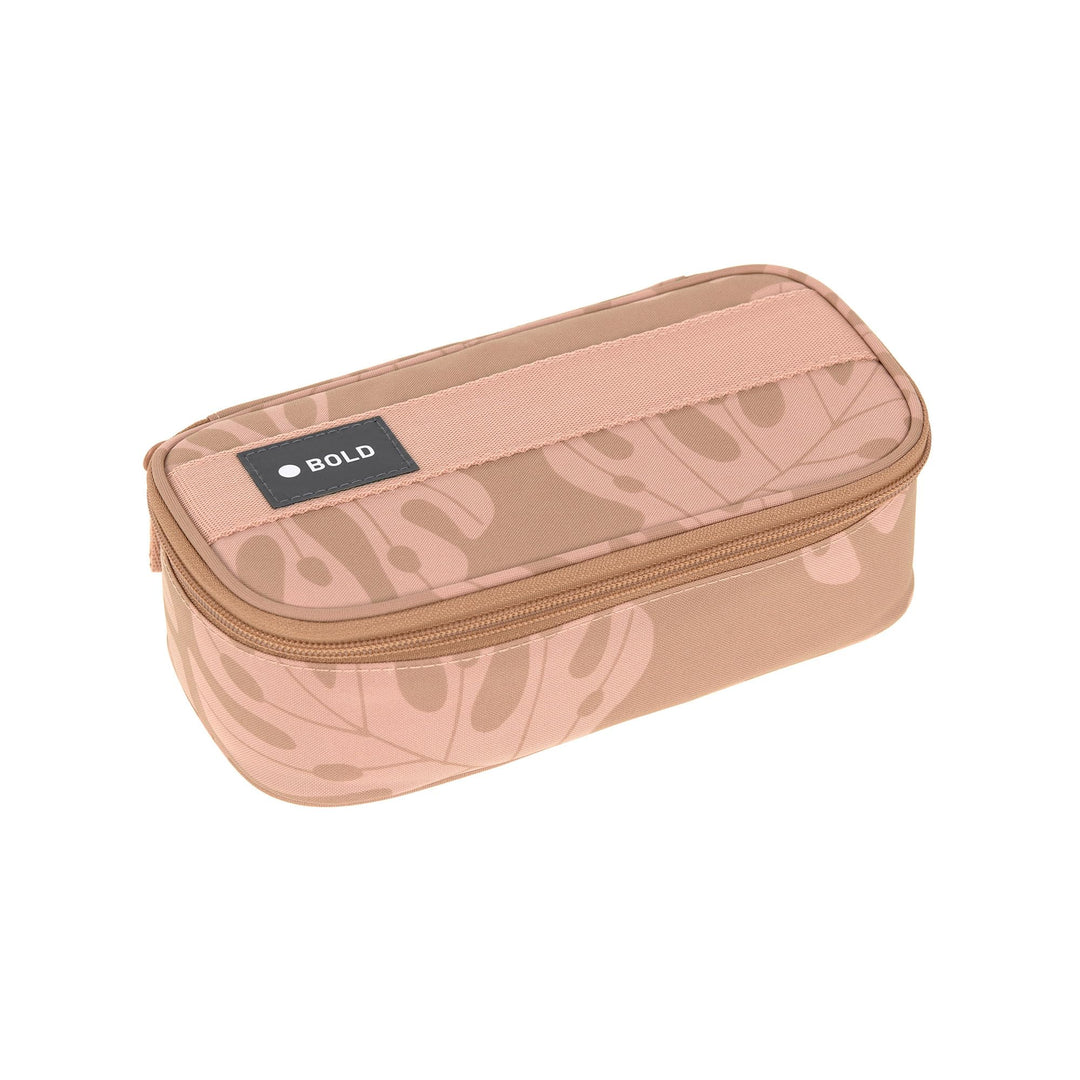 LÄSSIG Schlampermäppchen Stiftemäppchen Schule/School Spacy Pencil Case Bold, Beige