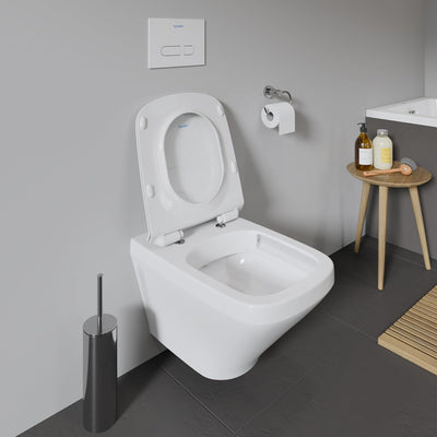 Duravit WC-Sitz DuraStyle Toilettendeckel mit Absenkautomatik, Klodeckel aus Urea-Duroplast, mit Ede