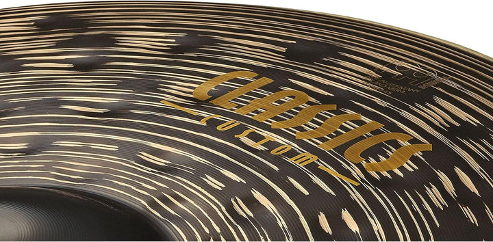 Meinl Cymbals Classics Custom Dark Schlagzeug Becken Set (Video) Box Pack mit 14 Zoll Hihat, 16 Cras