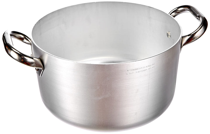 Agnelli Auflaufform aus Aluminium mit 2 Edelstahlgriffen 24 cm, 24 cm