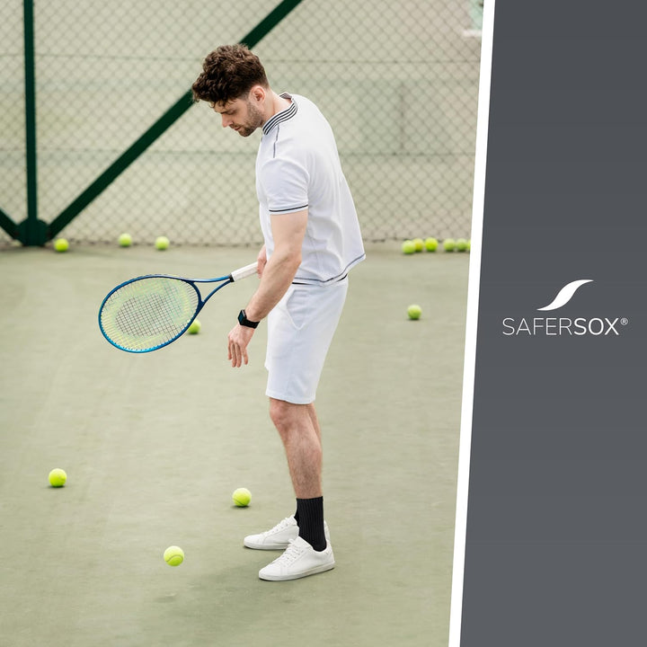Safersox Mückenschutz Socken für Safari, Tropen, Garten &amp; Outdoor – Damen &amp; Herren 35-38 3er Vorteil