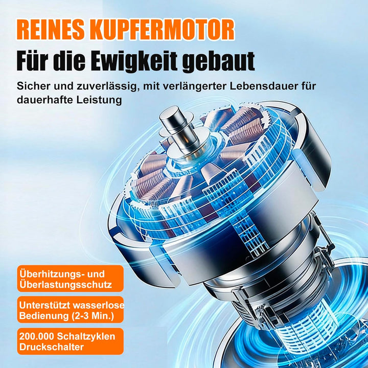 12-V-Membranpumpe, RV-Wasserpumpe, 5,0 GPM / 18,93 L/min, 70 PSI Wasserpumpe selbstansaugend mit Dru
