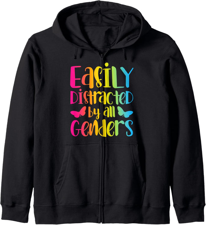 Pan Pride LGBT Stolzer Pan Schmetterling Geschenk Pansexuell Kapuzenjacke