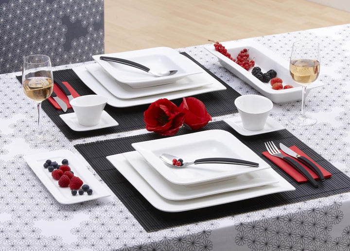 Retsch Arzberg Fantastic edles Tafelservice 12teilig für 6 Personen/Porzellan/cremeweiss