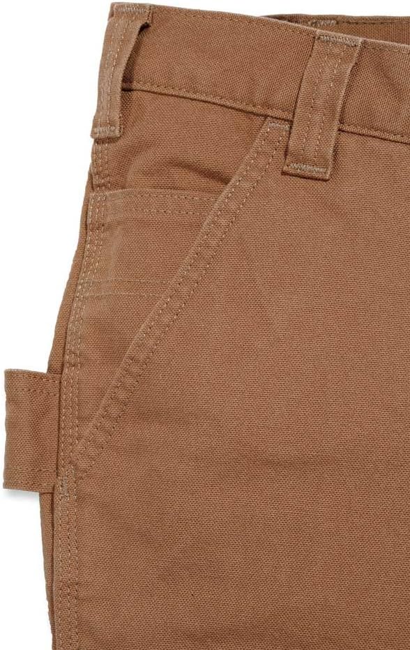 Carhartt Herren Straight Fit Stretch Duck Dungaree Arbeitshose 30W / 32L Carhartt Braun, 30W / 32L C