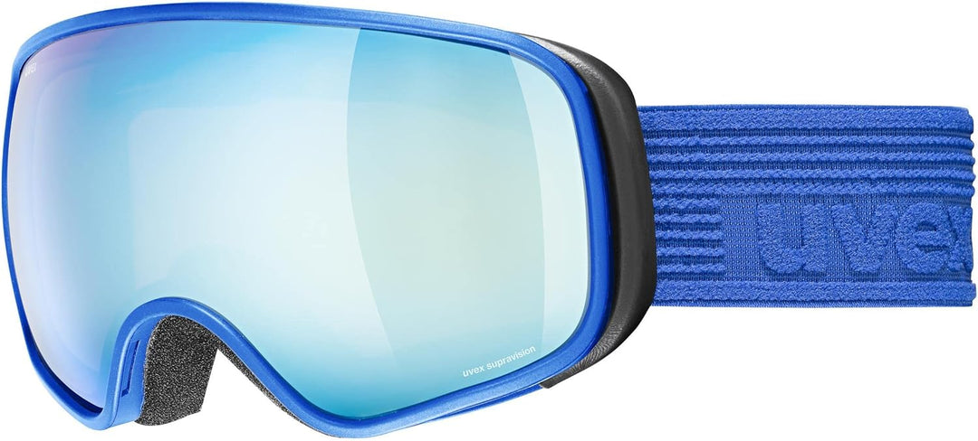 Uvex Unisex Jugend Scribble Fm Sph Skibrille (1er Pack) Einheitsgrösse blue/blue-clear Single, Einhe