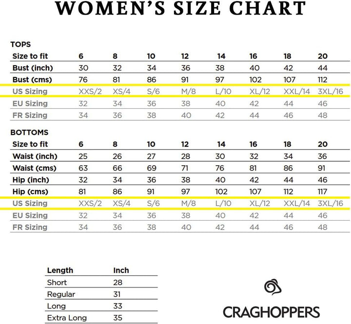 Craghoppers Damen Kiwi Long Sleeved Hemd 44 Sea Salt, 44 Sea Salt