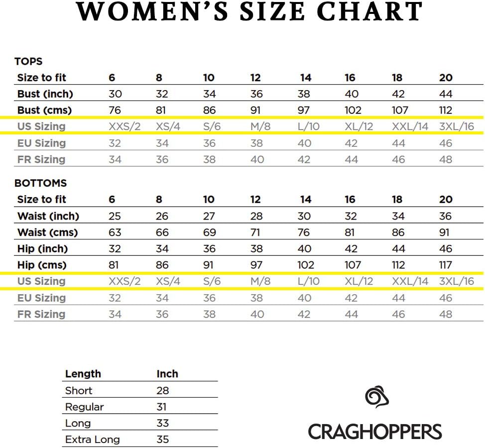 Craghoppers Damen Kiwi Long Sleeved Hemd 34 Sea Salt, 34 Sea Salt