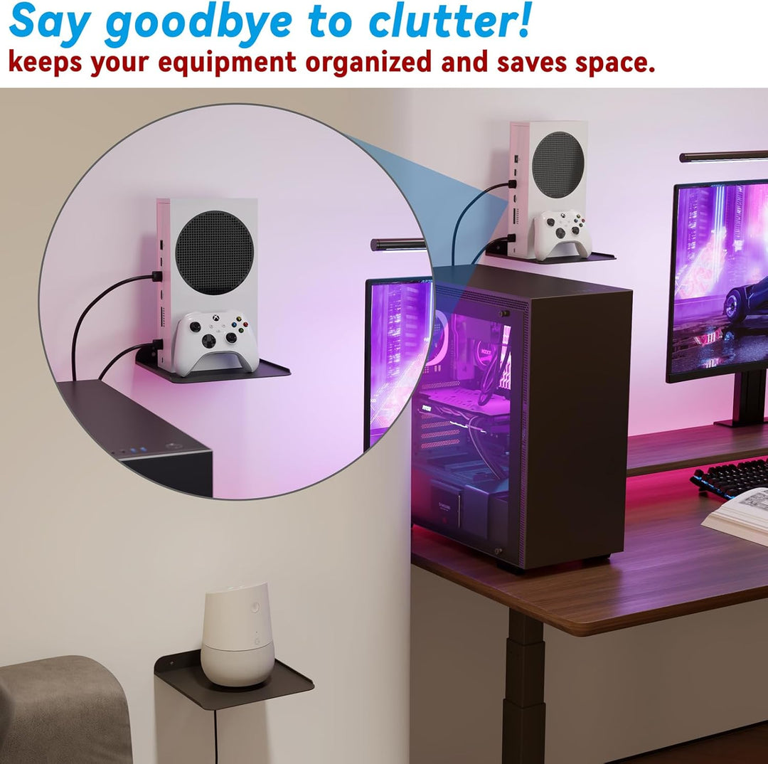 sciuU Universal Wandhalterung – Edelstahl Halterung für Router, Mini-PCs, TV-Boxen Smart Lautspreche