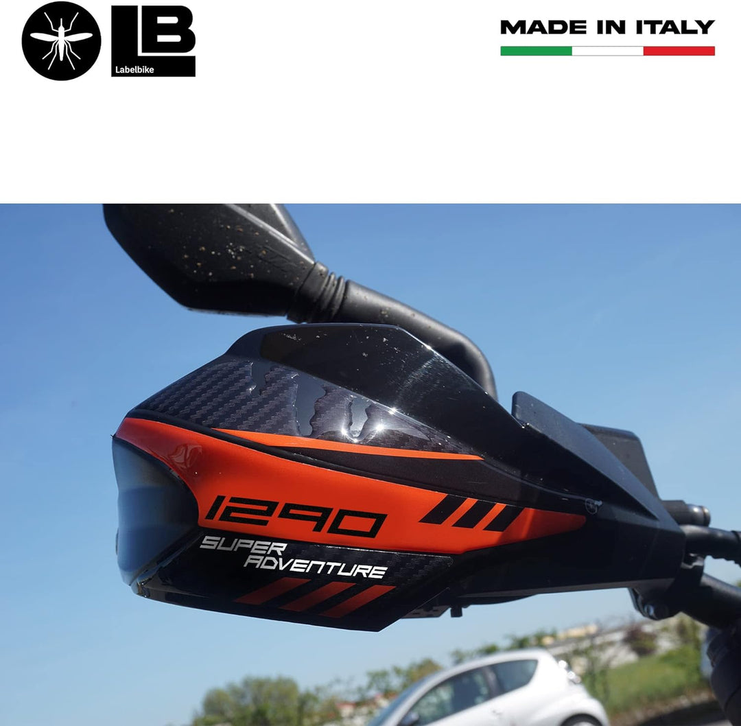labelbike - 3D-Aufkleber für Motorrad, kompatibel mit KTM 1290 Super Adventure S und Version R 2016-