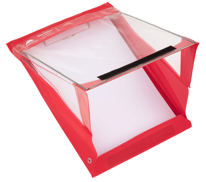 Rot Wasserfestes Klemmbrett A4 Hochformat, Hochwertiges PVC, 18 Monate Garantie, Klemmbrett mit Deck