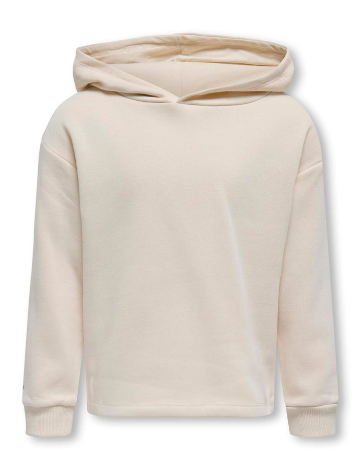 ONLY Girl Kapuzenpullover KOGFAVE Sweatshirt 122-128 Whitecap Gray, 122-128 Whitecap Gray