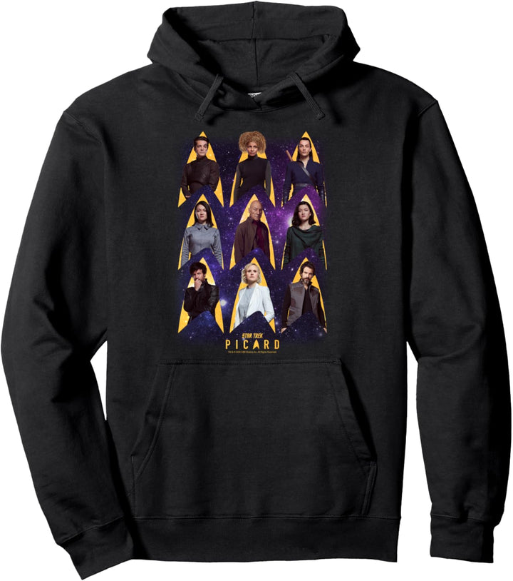 Star Trek Picard Characters Pullover Hoodie