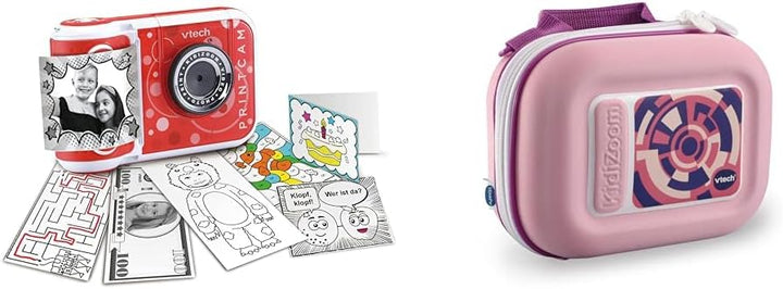 VTech KidiZoom Print Cam – Sofortbild-Kinderkamera mit Druckfunktion, Selfie- und Videofunktion, 4-1