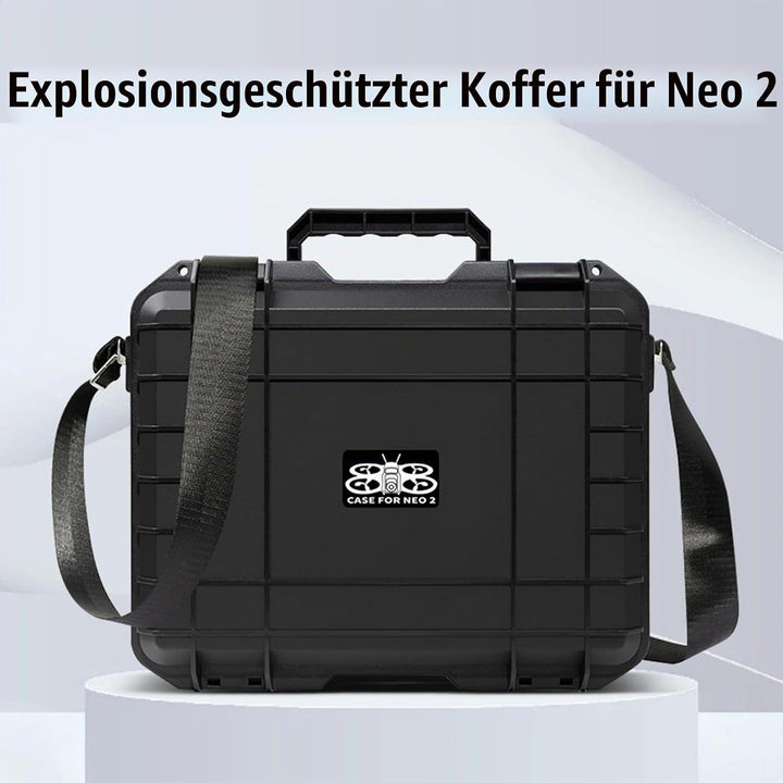 ZJRXM Neo 2 Koffer, Hartschalen Tasche für DJI Neo 2 Drohne und Zubehör, kompatibel mit RC-N3 Contro