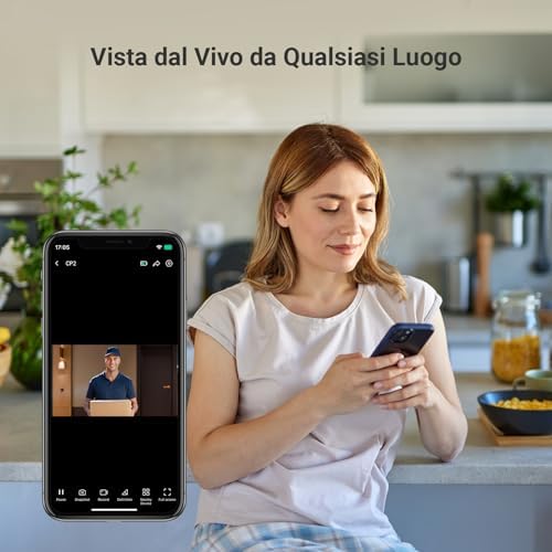 EZVIZ 2MP WLAN Türspion mit Farbbildschirm CP2 und WLAN Überwachungskamera Aussen C8c 5MP