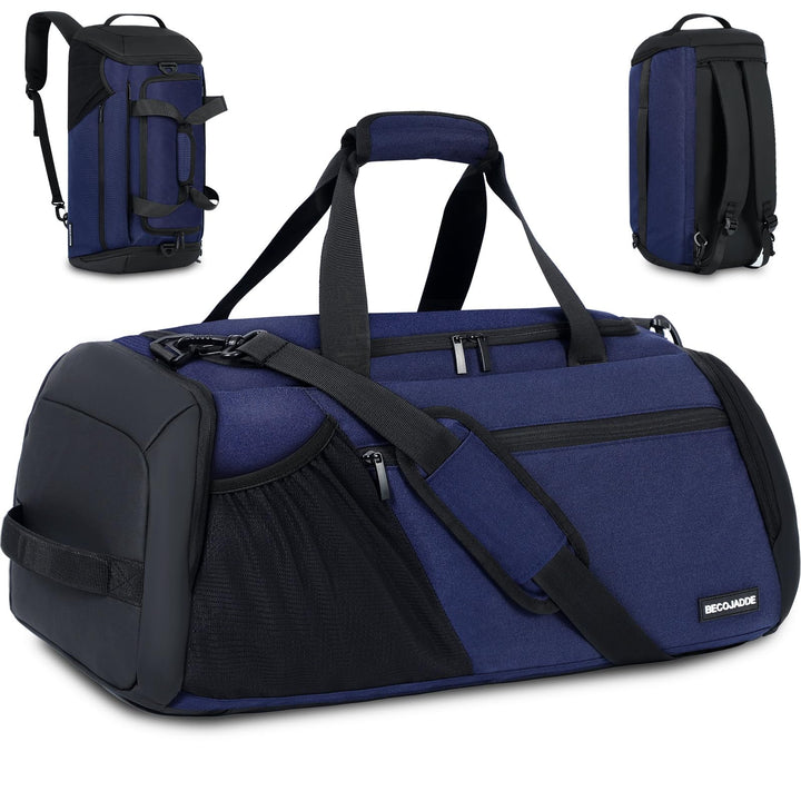 Sporttasche Herren 40L Gross Sporttaschen Reiserucksack Mehrere Taschen Rucksack mit Schuhfach Nassf