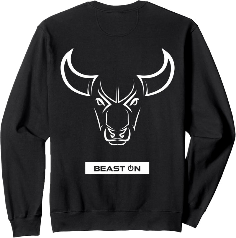 Bullkopf-Rückendruck, für Fitnessstudio, Workout, Fitness, Bodybuilding Sweatshirt