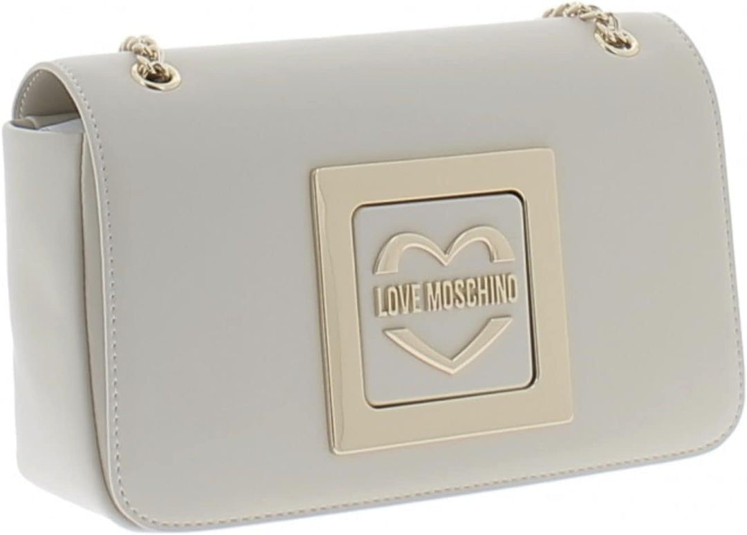Love Moschino Women's Jc4301pp0gkv0 Shoulder Bag, 24X15X9 Ecru, Ecru
