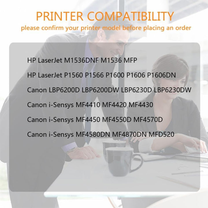 ZOOMTEC CE278A 78A Tonerkartusche für HP Laserjet M1500 M1536DNF M1537DNF M1538DNF M1539DNF P1566 P1