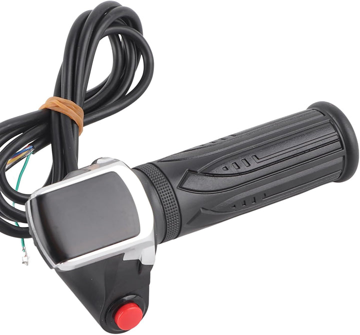 VGEBY 1 Paar Lenkergriff, wasserdicht, LCD-Display, Drehgriffklemme für Elektroautos, Fahrrad, Rolle